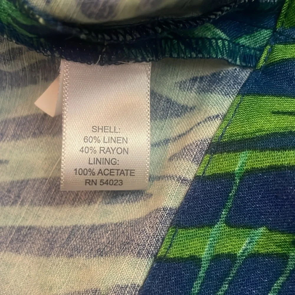 Banana Republic Lined Blend Leaf Print Skirt - Picture 5 of 6
